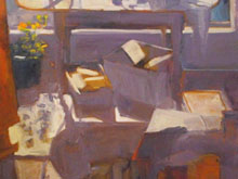 Winter - Midday 2009 oil on canvas 91.5 x 84cm