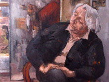 Listening to Puccini 2004 122x91cm