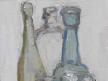 6 Bottles II   oil on board   2011